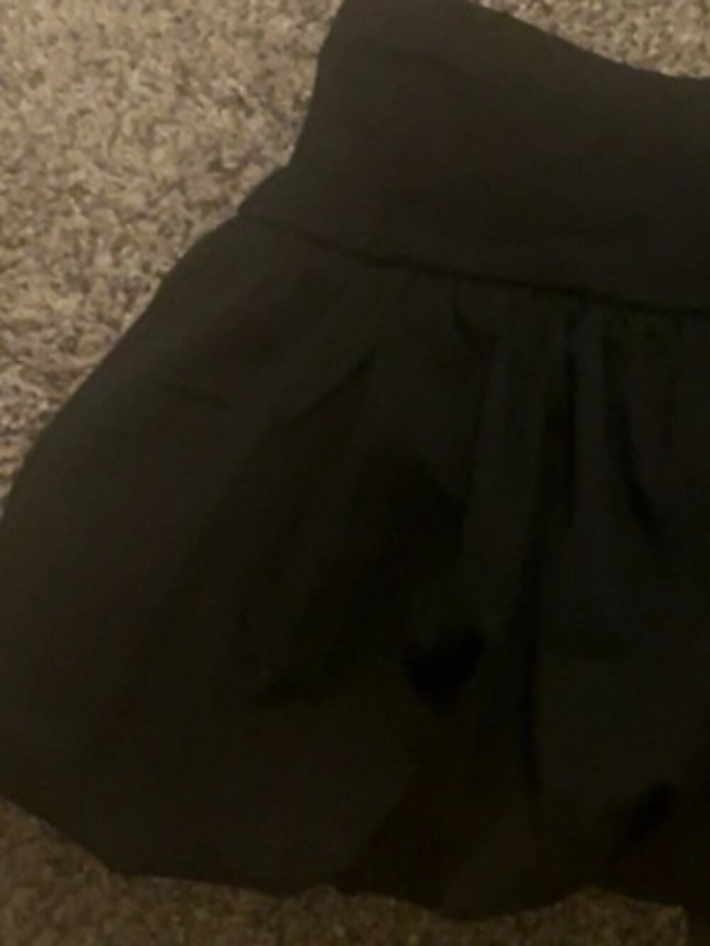 Ruffle mini bubble skirt